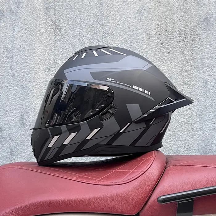 Casque de moto intégral approuvé par le DOT pour hommes et femmes