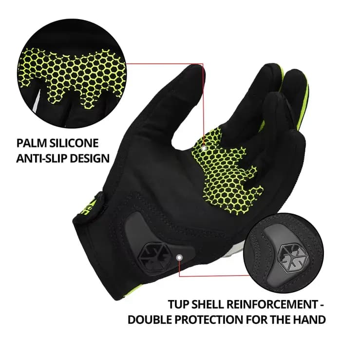 SCOYCO gants de moto coupe-vent toutes saisons unisexe résistant à l'usure adapté aux hommes femmes durables pour les besoins de conduite quotidiens