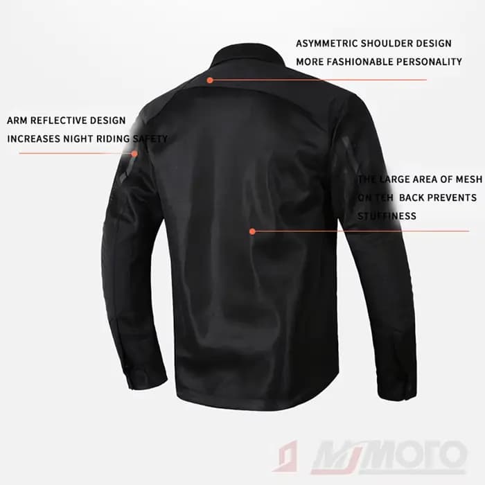 Veste de moto légère pour hommes et femmes