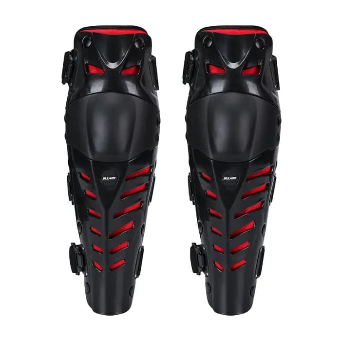 Genouillères de motocross en PE, protection souple pour genoux de moto tout-terrain, protège-genoux pour VTT et conduite hors route