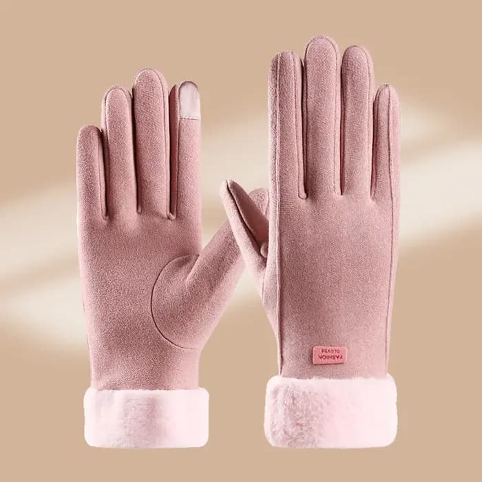 Gants chauds coupe-vent pour femmes