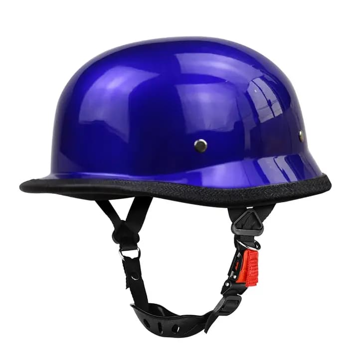 Casque Moto Demi-ouvert Tendance avec Visière Anti-UV