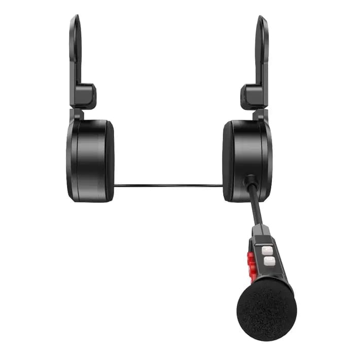 Casque Bluetooth pour moto, casque stéréo sans fil pour casque de moto, lecteur de musique, écouteurs mains libres avec support à clip