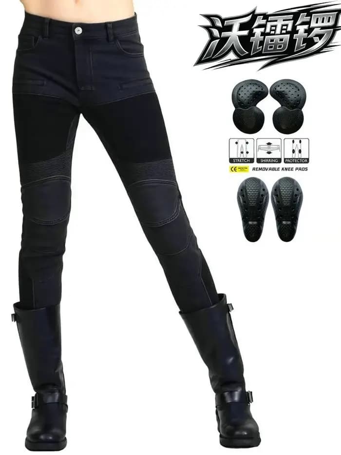 Pantalon de moto en maille pour femme