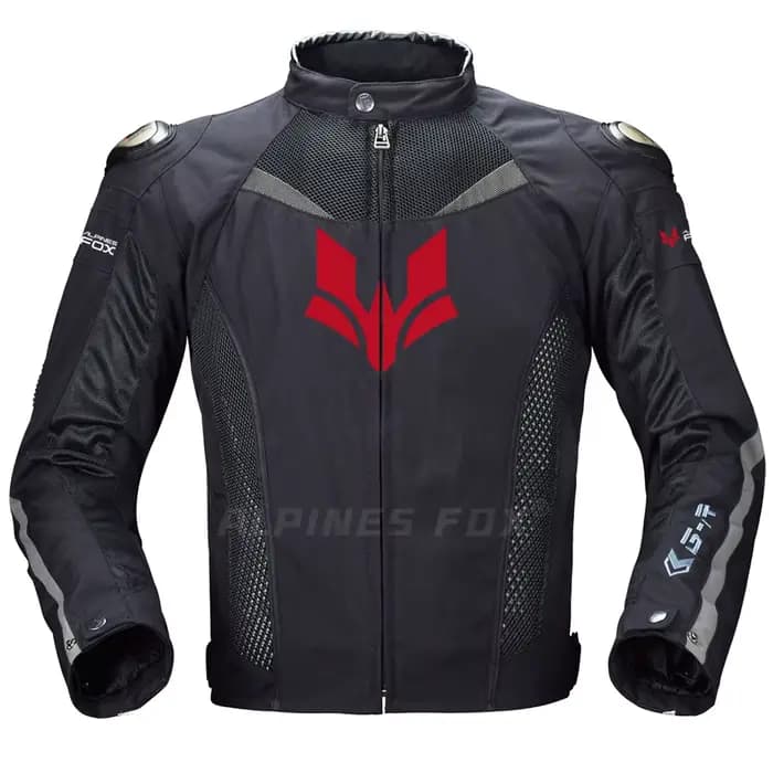 Veste de moto en maille pour hommes