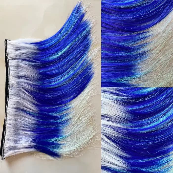 Perruque Mohawk pour casque de moto