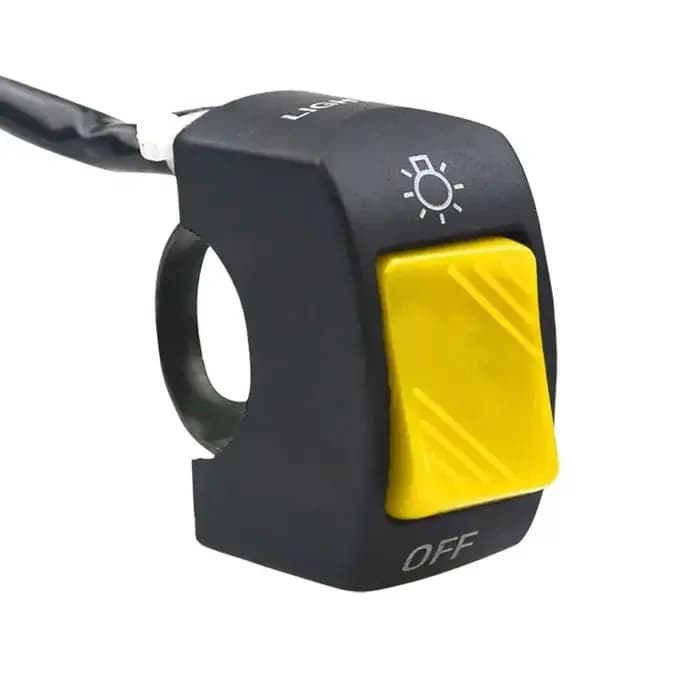 Joli marche/arrêt étanche pour moto, interrupteur d'éclairage de sauna de deuxième ligne, connecteur de guidon pour scooter, accessoire de vélo de route, 12V