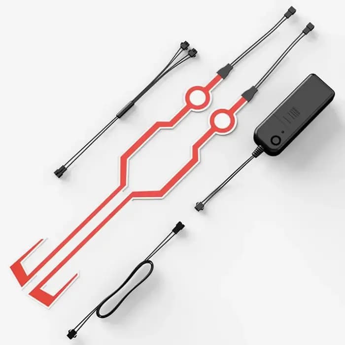 Bande autocollante lumineuse réfléchissante auto-adhésive pour casque de moto