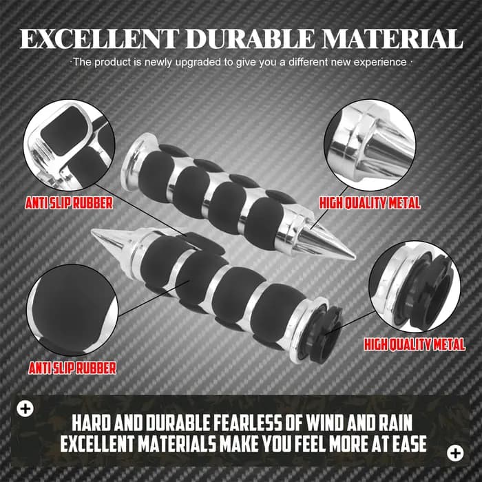 Poignées de moto 1 "25mm, barre de poignée universelle pour Harley Sportster XL1200 Touring Street Glide FLHR Dyna FXDL FLS