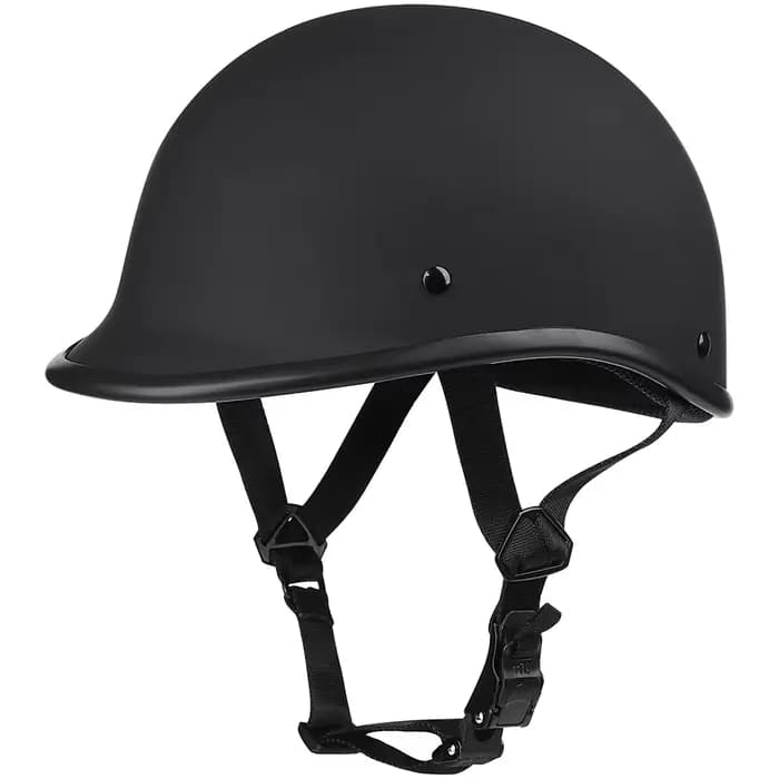Casque de moto classique rétro à visage ouvert