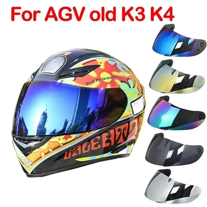 Visière de casque pour AGV K3 K4 Casco Moto accessoires K3 bouclier Protection Uv K4 lentille