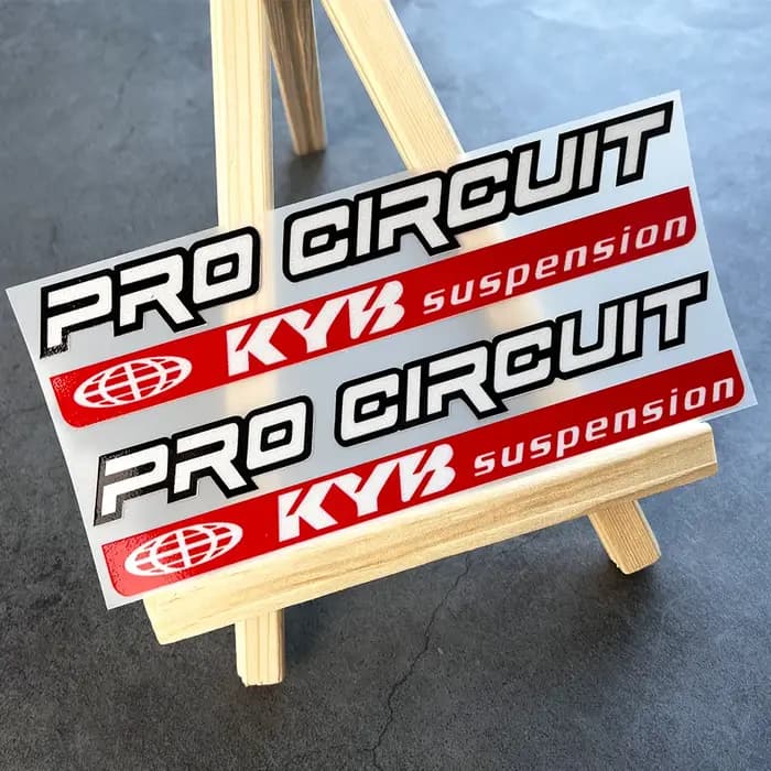 Autocollant réfléchissant pour Suspension de course KYB