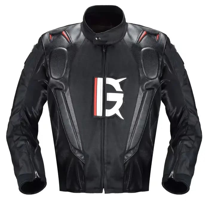 Veste de Moto en cuir Oxford