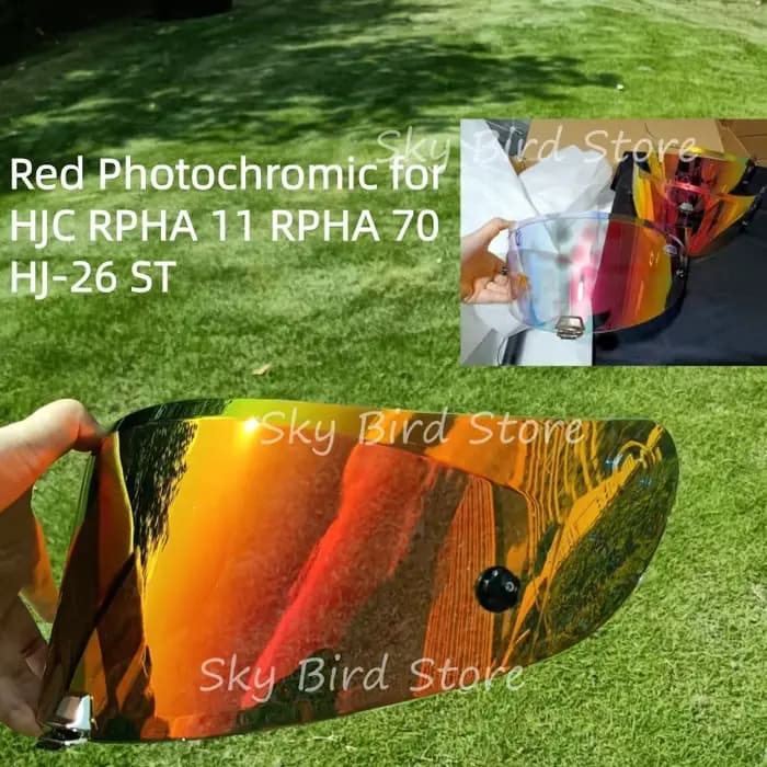 Visière photochromique pour casque de Moto