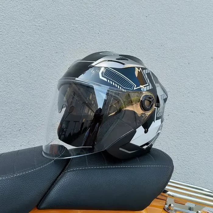 Sécurité quatre saisons mode 3/4 casque ouvert