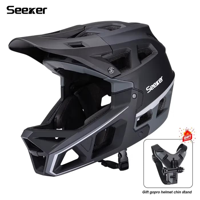 SEEKER VTT tout-terrain casque complet intégré formant course descente casque d'équitation en plein