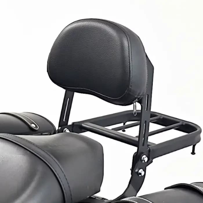 Dossier pliable et porte-bagages arrière pour motos ZONTES 125C - Accessoires
