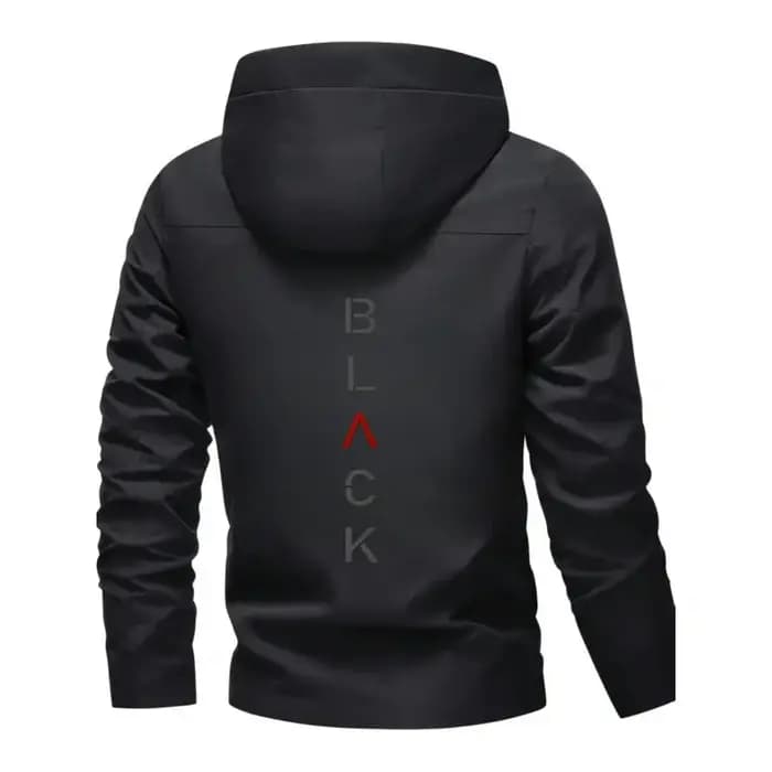 Veste de moto robuste pour hommes, toutes saisons, avec fermeture éclair intégrale, coupe-vent, à capuche, pour les déplacements, les voyages et les activités de plein air