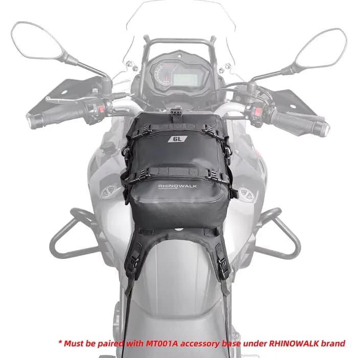 Sac de pare-chocs de moto étanche 6L, sac de cadre latéral de moto, sac de barre de sécurité de moto