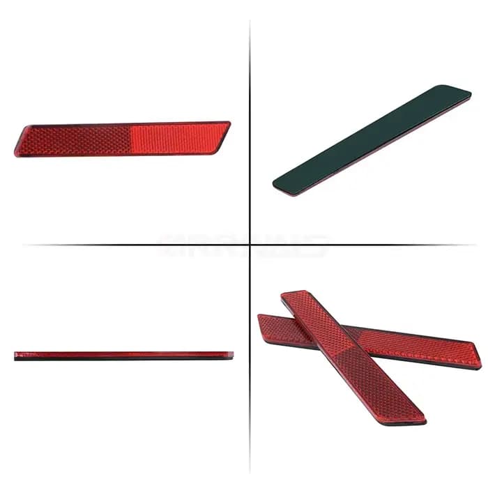 Couvercle de loquet de sacoche rigide pour réflecteur de moto, en plastique ABS pour Harley Touring