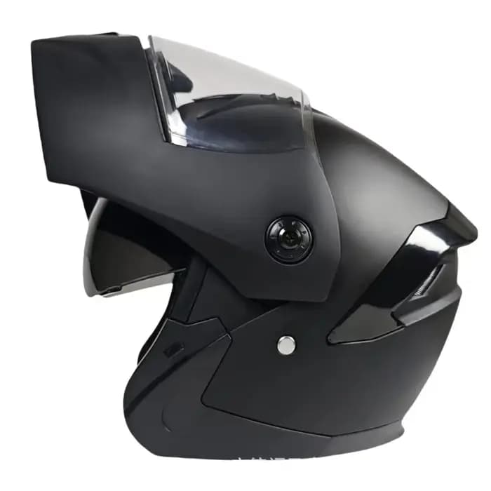 Dernier modèle de casque de moto modulaire de sécurité à visière rabattable
