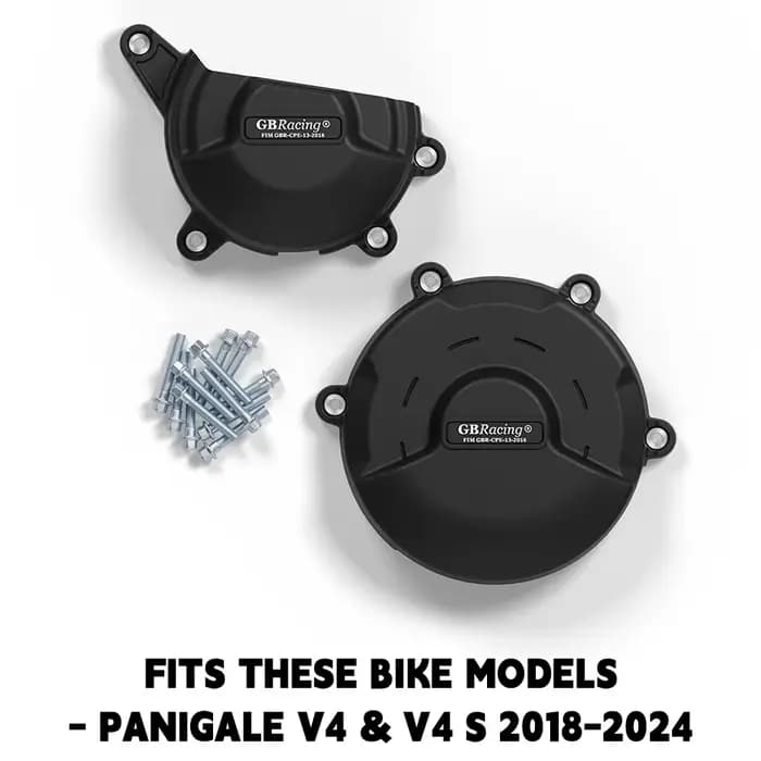 V2 compatible avec ces modèles de moto - Panigale V4 & V4 S 2018-2024, couvercle d'embrayage V4S Panigale, couvercle d'alternateur V4S Panigale