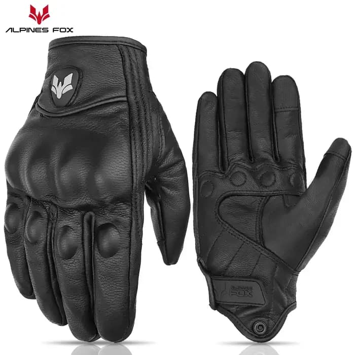 Gants de Moto Vintage en Cuir group