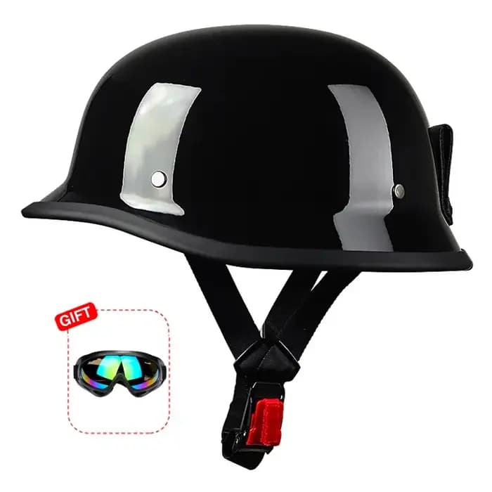Demi-casques rétro classiques pour moto, visage ouvert, bonnet de croisière, casquette de crâne, petit pour moto, Scooter, Chopper