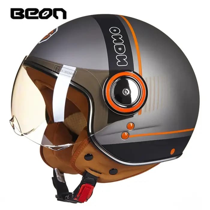 BEON B-110 casque de Moto rétro demi-casque pour véhicules électriques Locomotive accessoires de Mot