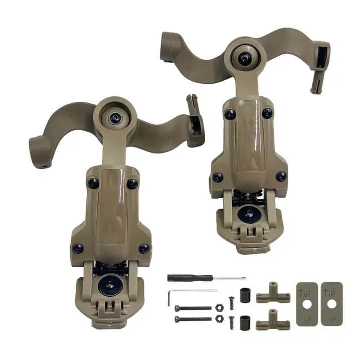 Adaptateur de montage sur rail pour casque rapide OPS CORE ARC/Wendy, accessoires pour casque tactique, support de casque pour la chasse, le tir à l'air comprimé et le tir sportif