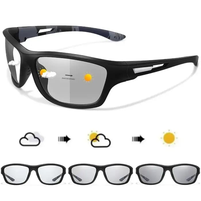 Lunettes de soleil photochromiques pour moto