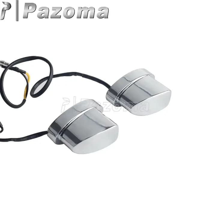 Entretoises de garde-boue arrière LED Mini clignotants pour Harley Sportster Dyna Softail moto ambre