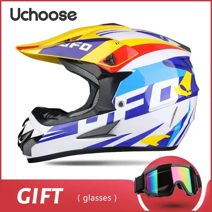 Casque moto intégral pour VTT tout-terrain classique