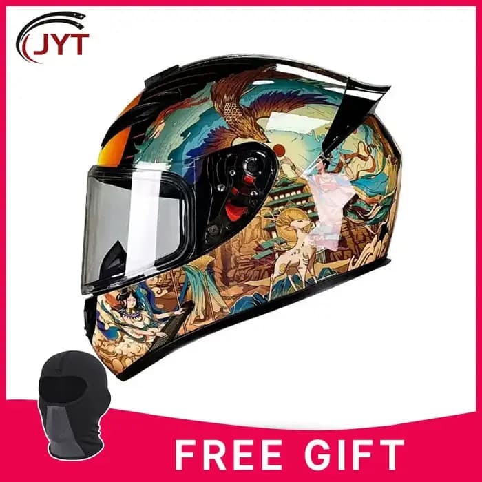 Casque intégral homologué DOT pour moto