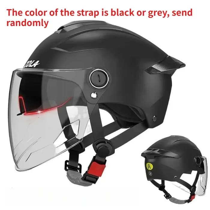 Casque de moto électrique à Double lentille