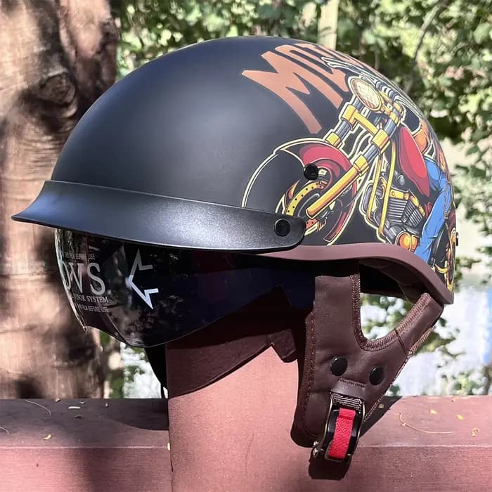 Casques de moto rétro pour hommes