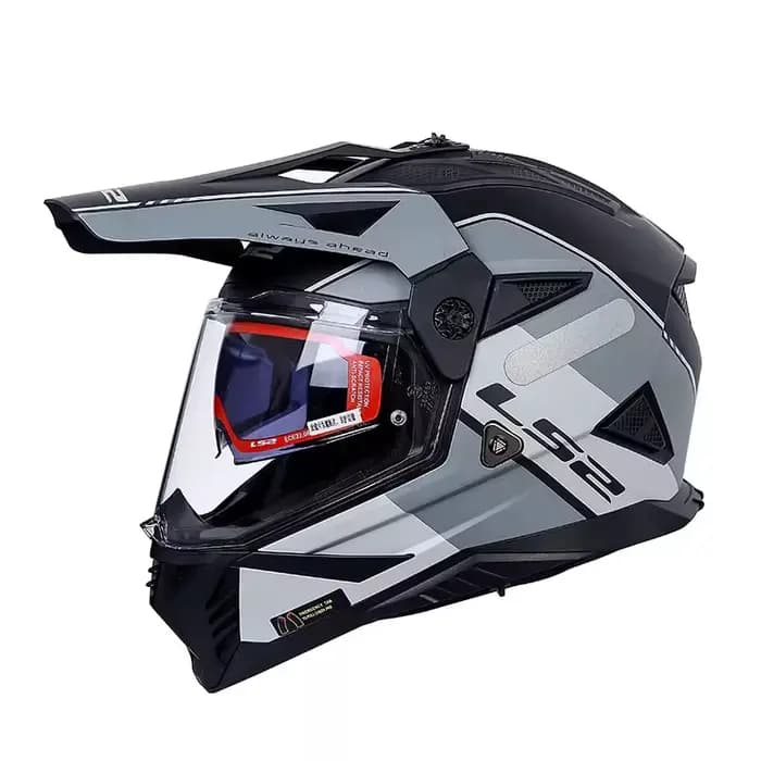 2025 LS2 Original MX702 casque de Moto intégral Double lentille hors Raod