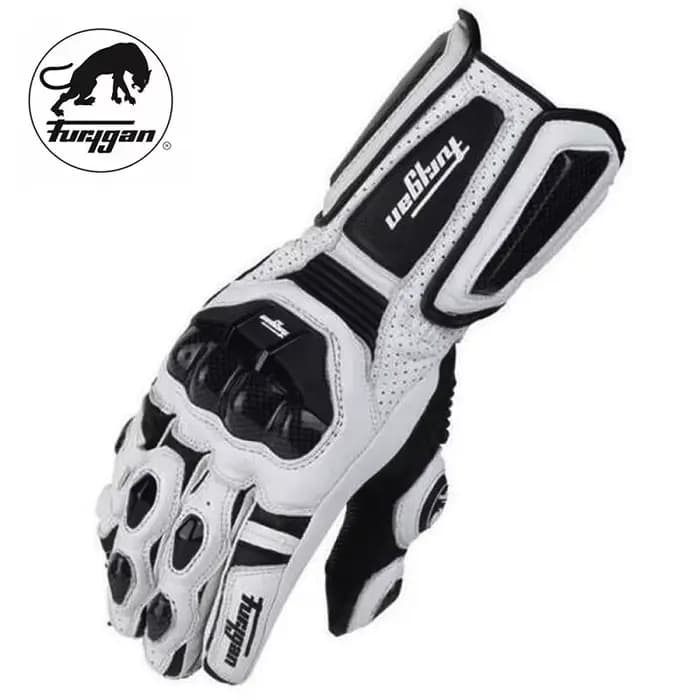 Furygan AFS10 gants de course de moto en cuir de fibre de carbone