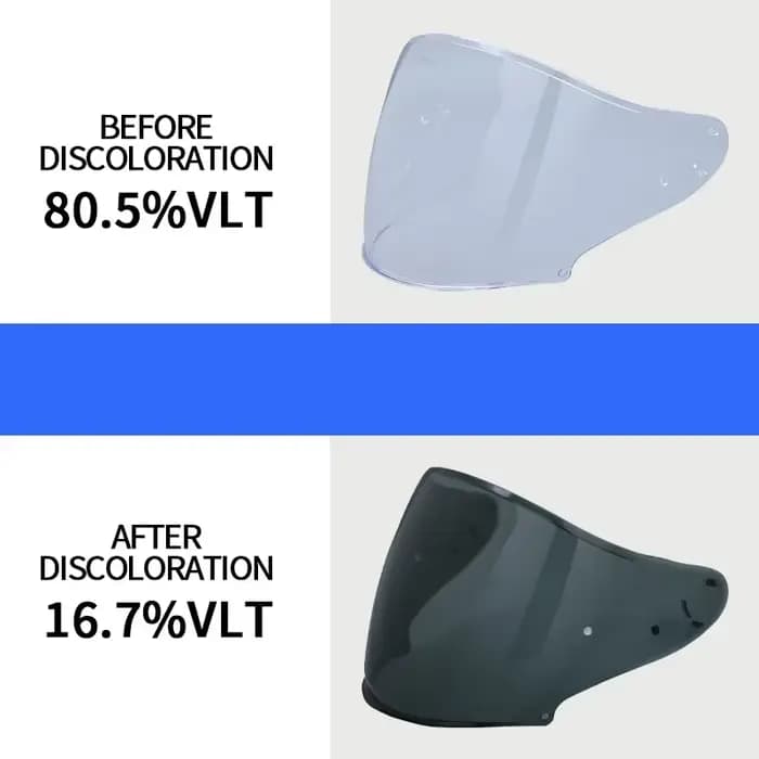 Bouclier facial sensible à la lumière pour casque SHOEI J-Cruise J-Force 4 CJ-2