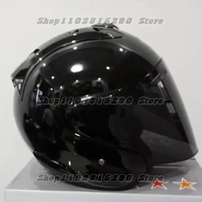 Ram3 noir brillant demi-casque hommes et femmes moto tout-terrain casque d'été descente course montagne croix Casco Capacete