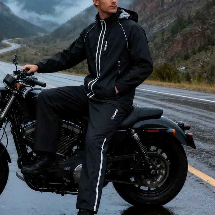 WOSAWE moto imperméable costumes hommes femmes