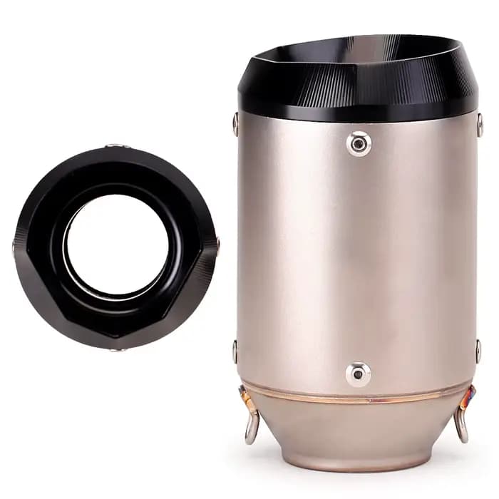 Tuyau d'échappement AR universel, entrée de course, tuyau de silencieux, tuyau d'accès, 51mm, 60mm