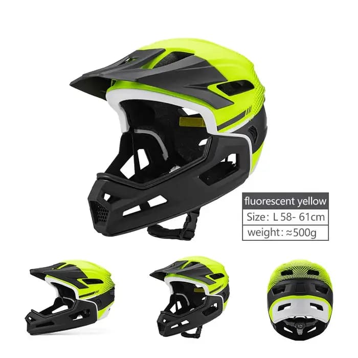 Casques de vélo intégraux casque vtt détachable pour VTT adulte course moto équitation