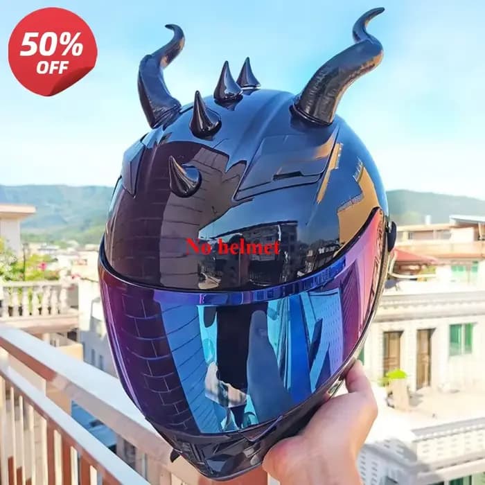 Décoration de casque électrique de moto