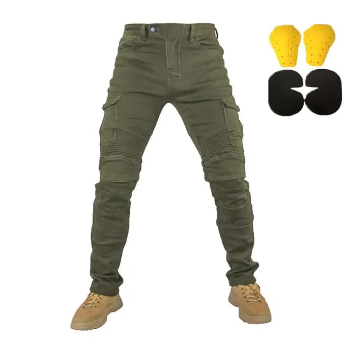 Jean moto pantalons Motocicleta Hombre