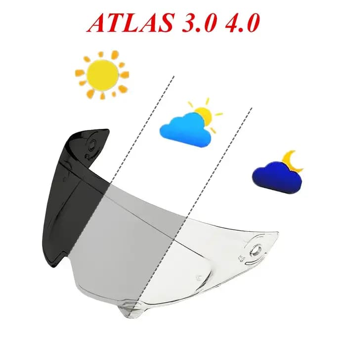 Visière pour RUROC ATLAS 3.0 4.0