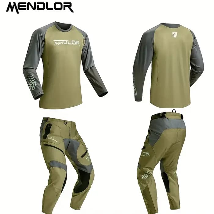 Ensemble de pantalons tricotés MENDLOR Mx 2024 pour moto tout-terrain