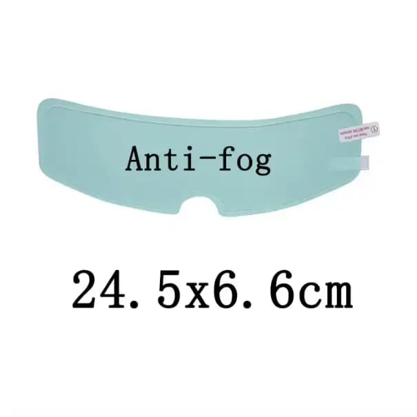 Film transparent Anti-pluie/Anti-buée pour casque de Moto, autocollant de revêtement Nano Durable, a