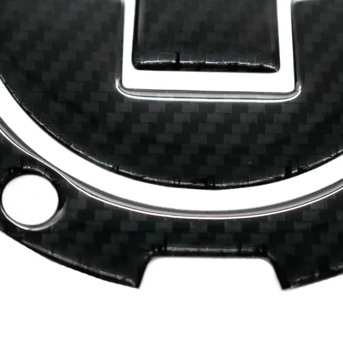 Autocollant 3D en Fiber de carbone pour réservoir de carburant de moto, autocollants de protection d