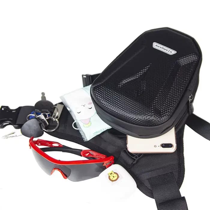 Sac latéral de jambe de moto